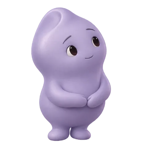 Numa, the proposed companion character, in a listening pose